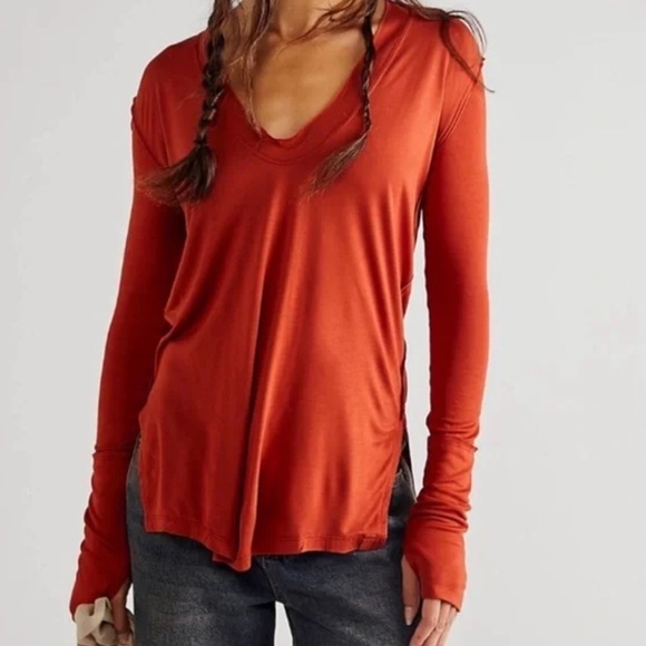 We The Free Fresh and Clean Long Sleeve Top Size XL - Picture 1 of 12